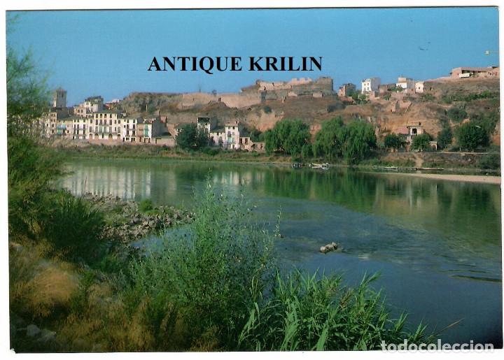 Postales: MORA D'EBRE / VISTA GENERAL DEL CASTELL / IND. GRAFICAS BERGAS / SIN FRANQUEAR PERO ESCRITA