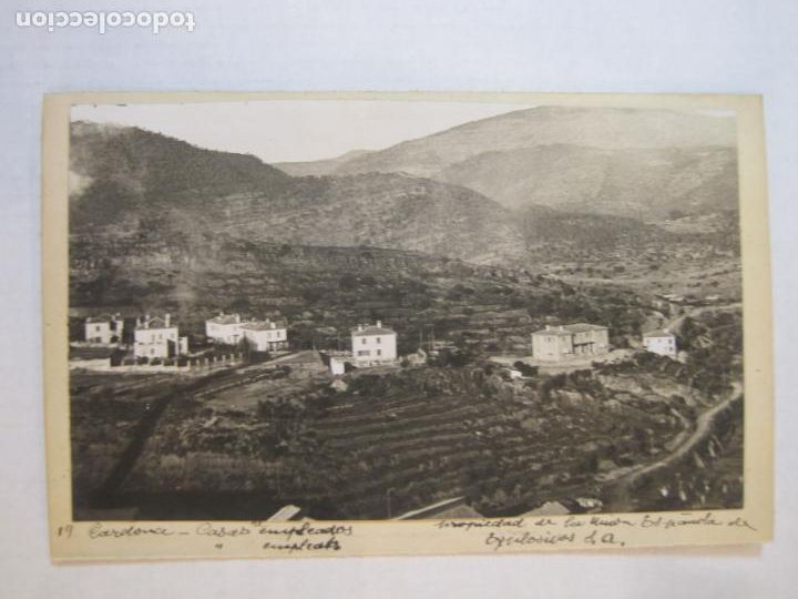 Postcards: CARDONA-CASAS EMPLEADOS-POSTAL PROTOTIPO-ES FOTO PEGADA-ARCHIVO ROISIN-(85.927)