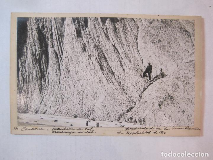 Postcards: CARDONA-MONTA&Ntilde;A DE SAL-POSTAL PROTOTIPO-ES FOTO PEGADA-ARCHIVO ROISIN-(85.929)