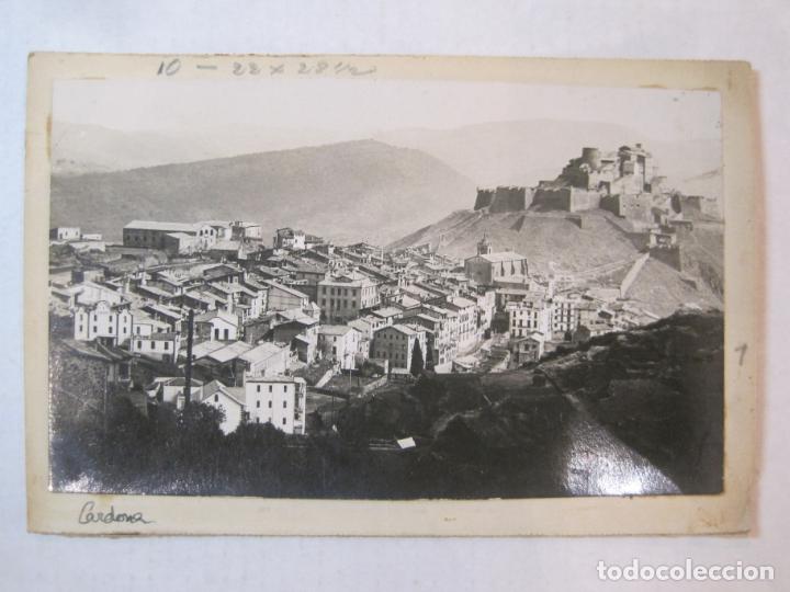Postcards: CARDONA-VISTA GENERAL-POSTAL PROTOTIPO-ES FOTO PEGADA-ARCHIVO ROISIN-(85.931)