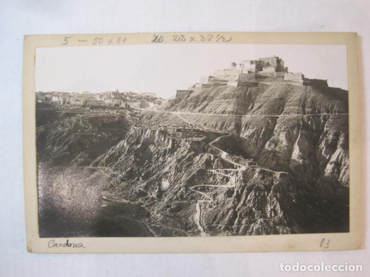 Postales: CARDONA-PUJADA AL CASTELL-POSTAL PROTOTIPO-ES FOTO PEGADA-ARCHIVO ROISIN-(85.932)