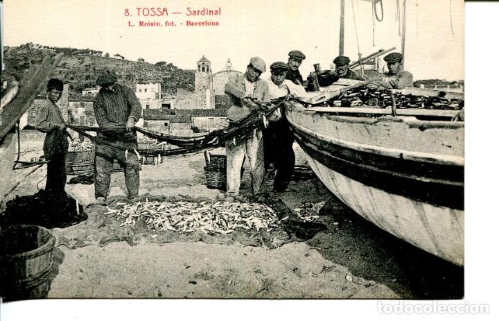 Cartoline: TOSSA-SARDINAL-BARCAS DE PESCA Y PESCADORES- ROISIN N&ordm; 8