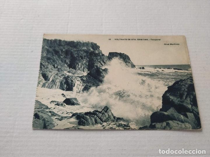 Postales: BAIX EMPORD&Agrave; - POSTAL VOLTANTS DE STA. CRISTINA - TEMPORAL