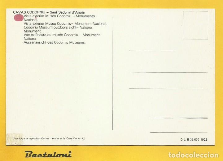 Postales: Sant Sadurn&iacute; dAnoia. Cavas Codorniu (Museo) - Foto 2