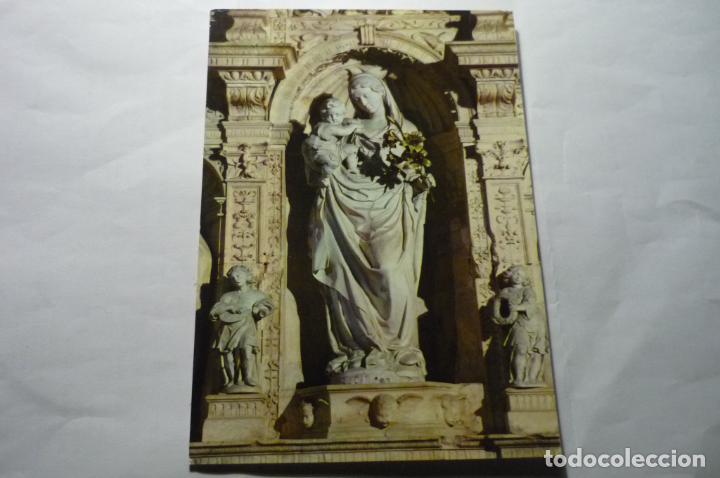 Postales: POSTAL MONASTERIO POBLET IGLESIA VIRGEN MARIA-CM