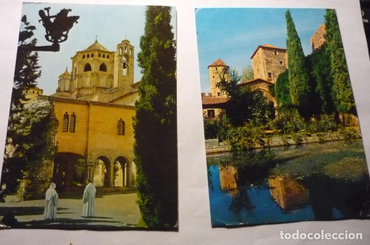 Postales: LOTE POSTALES MONASTERIO DE POBLET CM