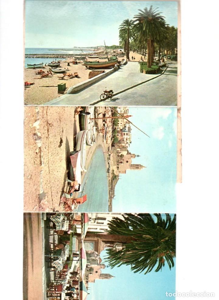 Postales: SITGES, ACORDEON DE 10 POSTALES. - Foto 2