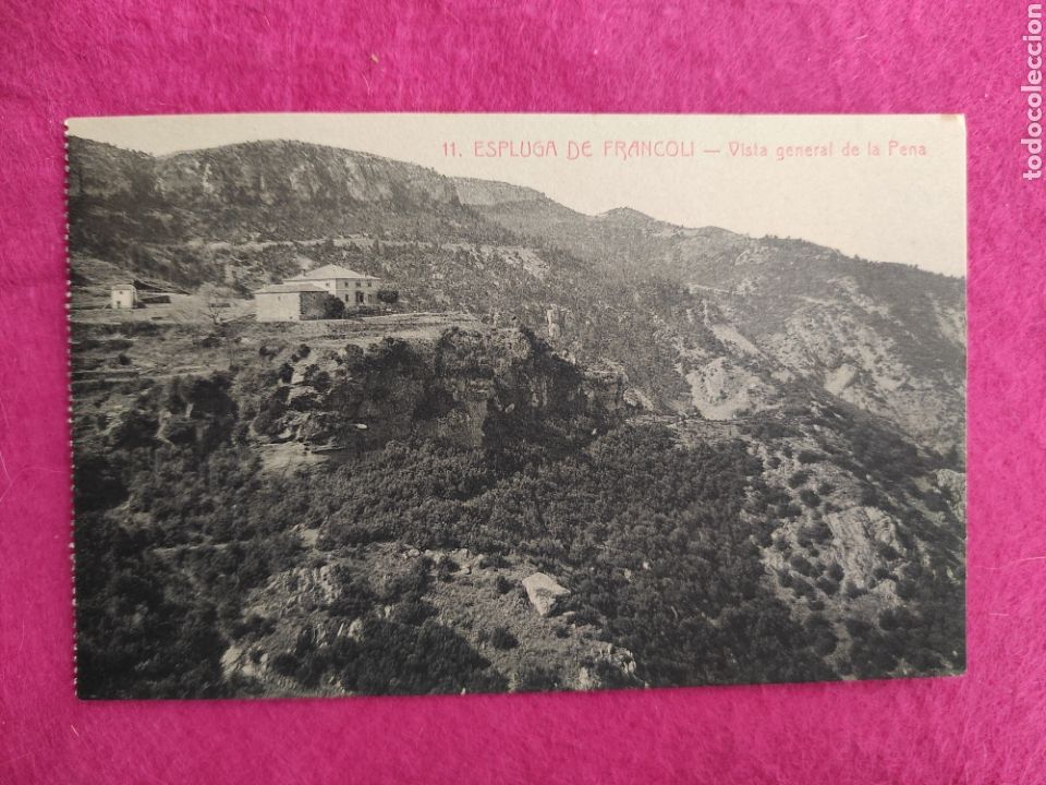 Postcards: POSTAL ESPLUGA DE FRANCOLI - VISTA GENERAL DE LA PENA