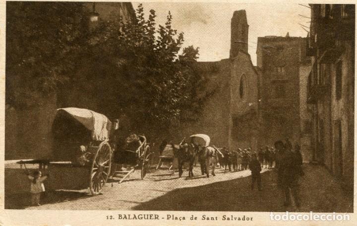 Postkarten: POSTAL DE BALAGUER . PLA&Ccedil;A DE SANT SALVADOR ( POT15 )
