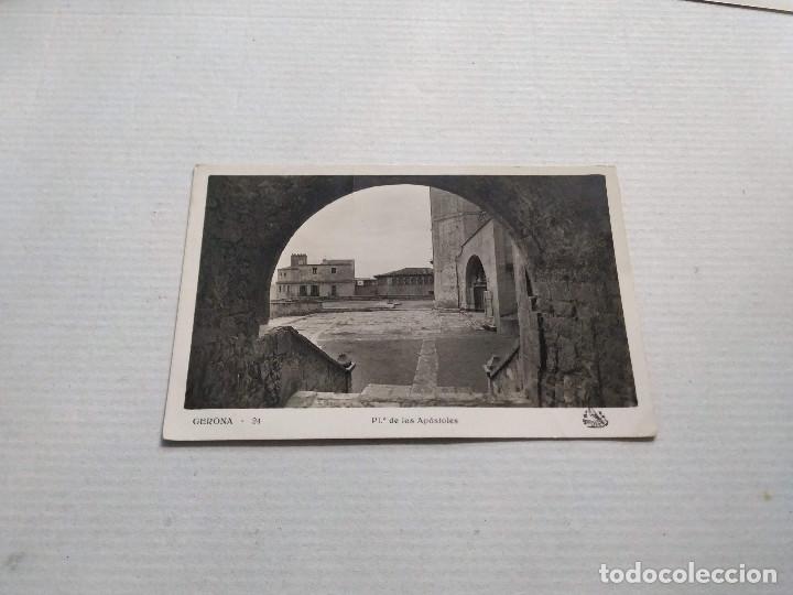 Postales: GIRON&Eacute;S - POSTAL GERONA - PLAZA DE LOS AP&Oacute;STOLES - Foto 1