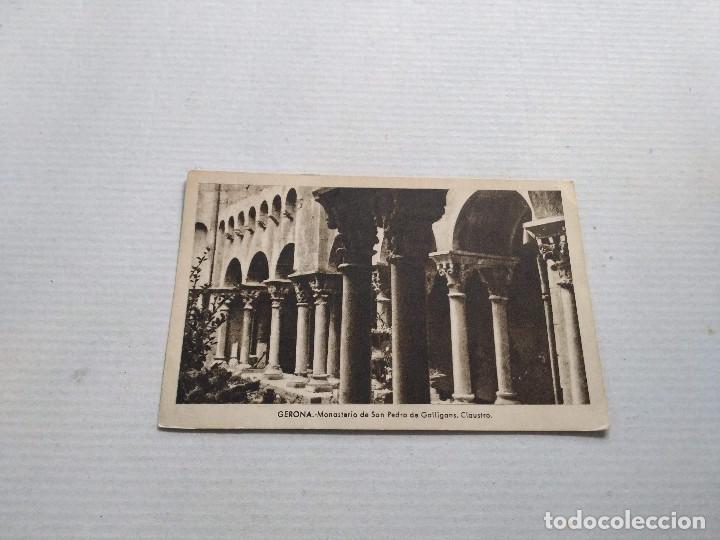 Postales: GIRON&Eacute;S - POSTAL GERONA - MONASTERIO DE PEDRO DE GALLIGANS - CLAUSTRO - Foto 1