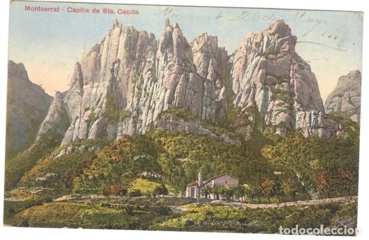 Cartoline: MONTSERRAT: CAPILLA DE SANTA CECILIA - PRINCIPIOS DEL SIGLO XX.