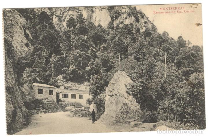 Postcards: MONTSERRAT: RESTAURANT DE SANTA CECILIA. L.ROCA.