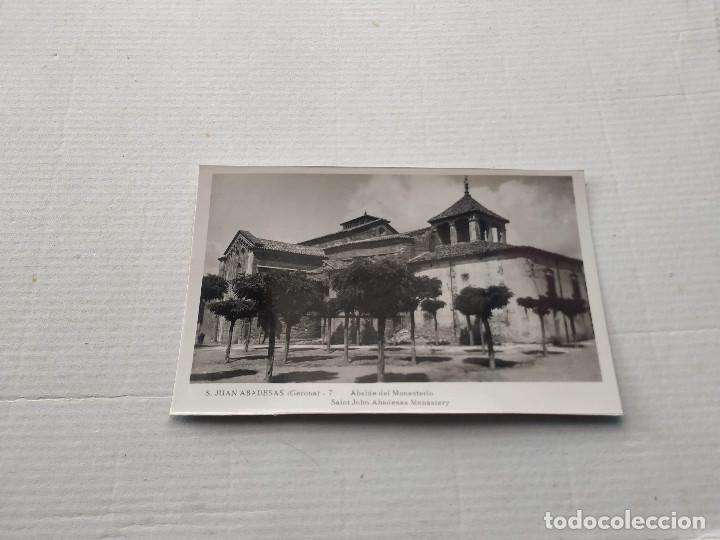 Postales: RIPOLL&Eacute;S - POSTAL S. JUAN ABADESAS - &Aacute;BSIDE DEL MONASTERIO