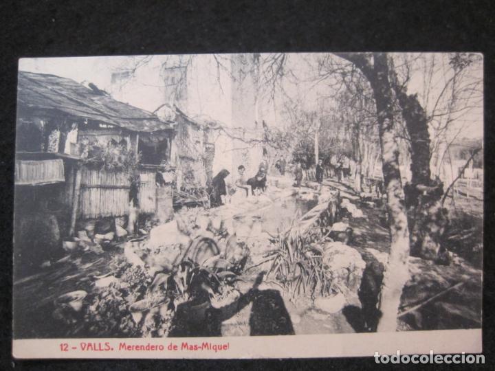 Postais: VALLS-MERENDERO DE MAS MIQUEL-THOMAS-12-POSTAL ANTIGUA-(86.442)