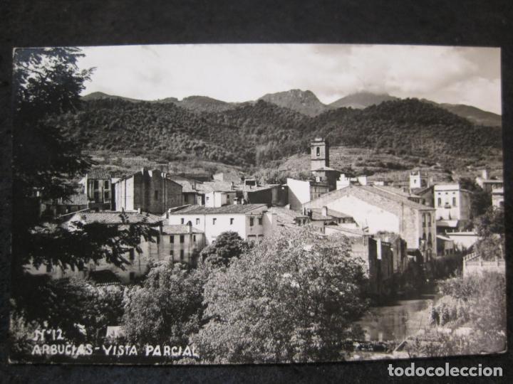 Postais: ARBUCIAS-VISTA PARCIAL-EDICIONES CARRERAS-FOTOGRAFICA-POSTAL ANTIGUA-(86.446)