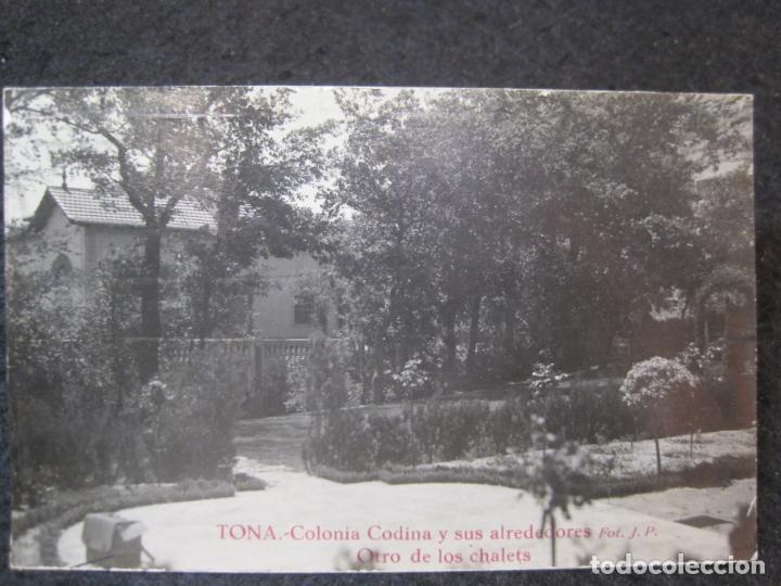 Postales: TONA-COLONIA CODINA Y SUS ALREDEDORES-OTRO DE LOS CHALETS-FOTOGRAFICA J.P.-POSTAL ANTIGUA-(86.455)