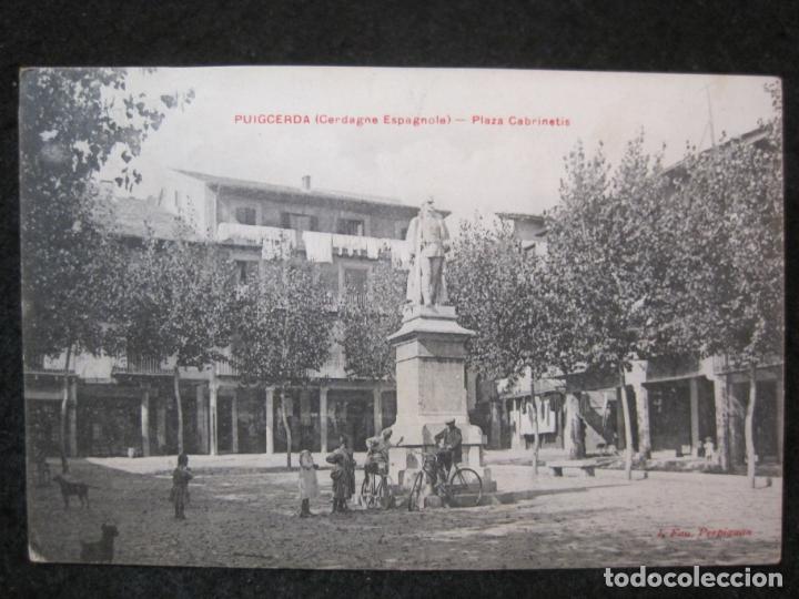Cartes Postales: PUIGCERDA-PLAZA CABRINETIS-J.FAU-POSTAL ANTIGUA-(86.494)