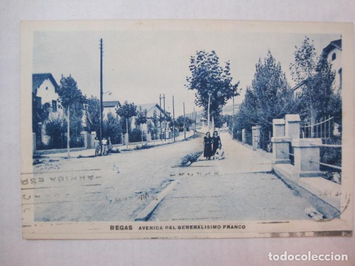 Postales: BEGAS-AVENIDA DEL GENERALISIMO FRANCO-ROISIN-POSTAL ANTIGUA-(86.497)