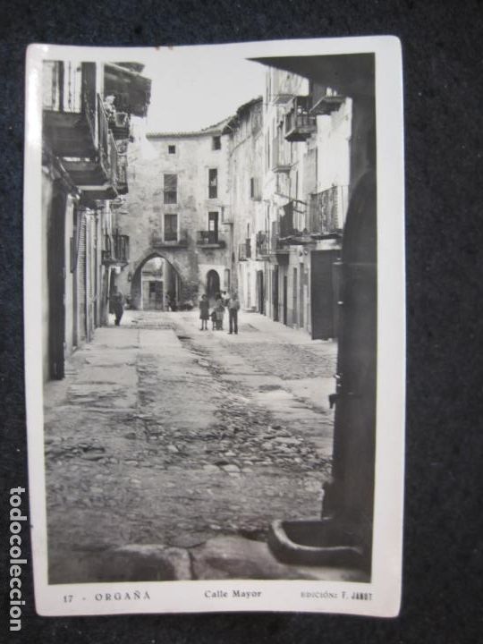 Postales: ORGA&Ntilde;A-CALLE MAYOR-FOTOGRAFICA F. JANOT-17-POSTAL ANTIGUA-(86.530)