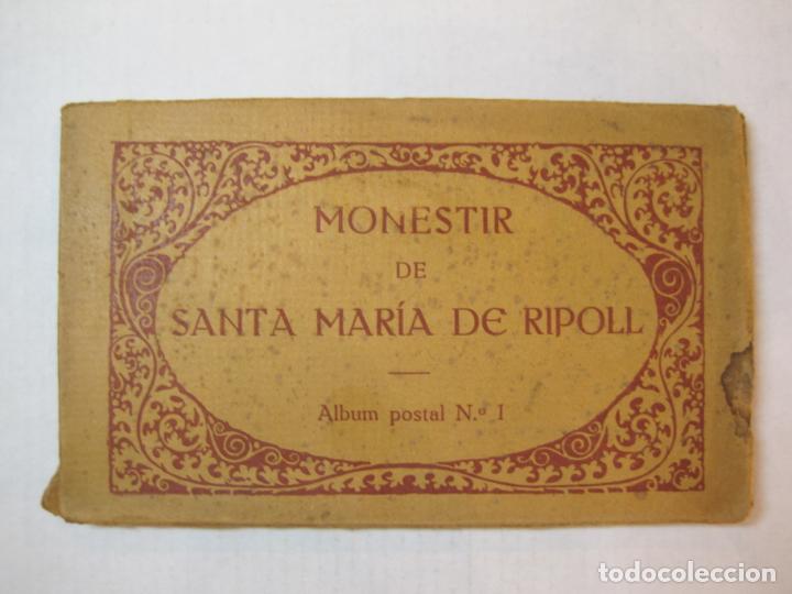 Postales: MONESTIR DE SANTA MARIA DE RIPOLL-ALBUM POSTAL N&ordm; 1-THOMAS-BLOC DE 20 POSTALES-VER FOTOS-(86.534)