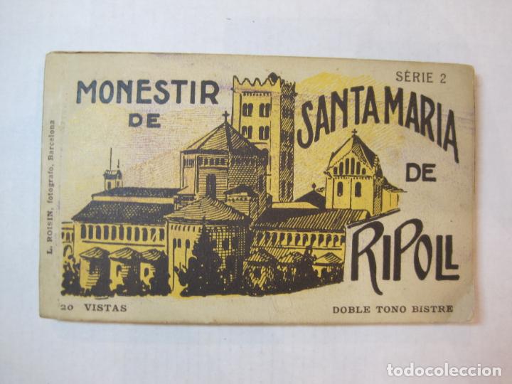 Postales: MONESTIR DE SANTA MARIA DE RIPOLL-FOTO ROISIN-BLOC DE 20 POSTALES ANTIGUAS-VER FOTOS-(86.537)