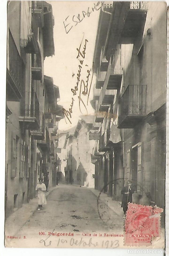 Postales: GERONA PUIGCERDA ESCRITA - Foto 1