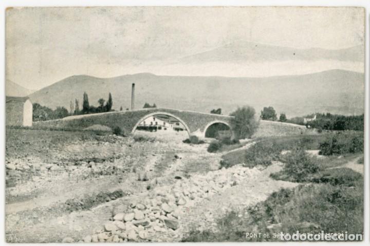 Cartes Postales: a08089 Puigcerda Pont De Sant Marti tomas reverso sin dividir