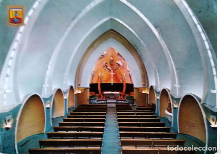 Postales: Pont de Suert. 2280 Interior de la Iglesia. Escudo de Oro. Usada con sello. Color