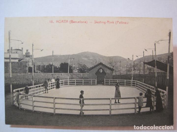 Postales: BARCELONA-HORTA-SKATING RINK-PATINES-ROISIN-18-POSTAL ANTIGUA-(86.694)