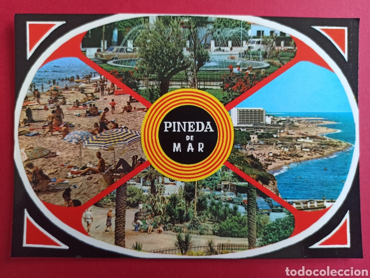 Postales: Pineda de Mar, Barcelona. - Foto 1