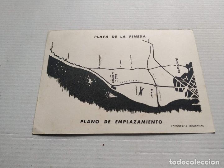 Postales: BAIX LLOBREGAT - POSTAL PLAYA DE LA PINEDA - Foto 2