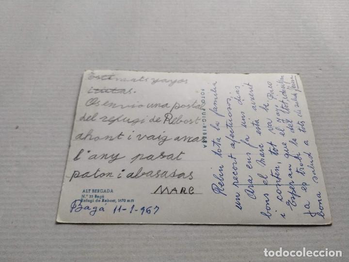Postales: BERGUED&Agrave; - POSTAL BAG&Agrave; - REFUGI DE REBOST - Foto 2