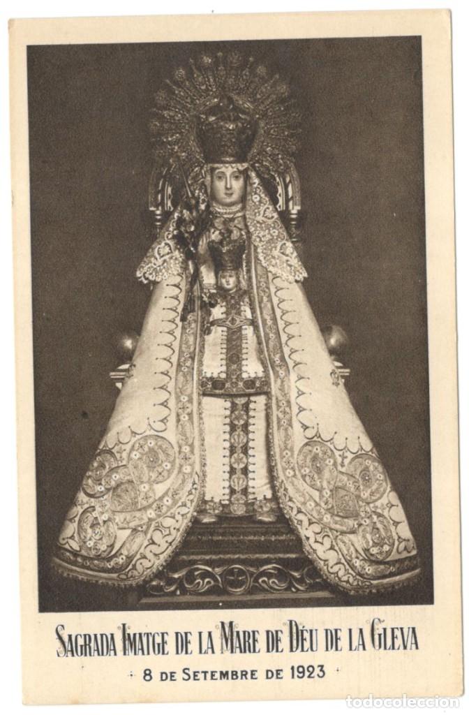 Cartes Postales: SAGRADA IMATGE DE LA MARE DE D&Eacute;U DE LA GLEVA. 8 DE SETEMBRE DE 1923. J.MUMBR&Uacute;