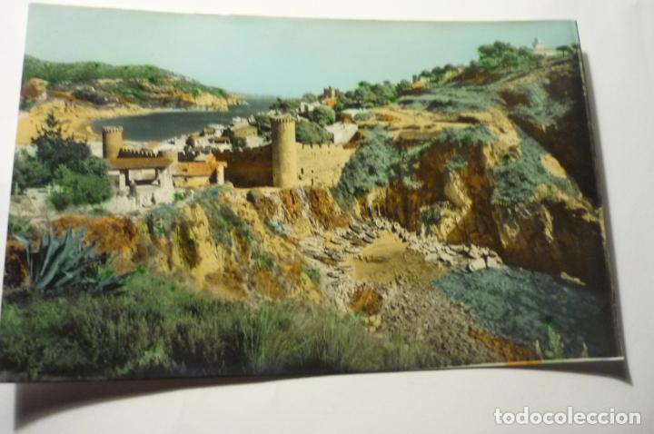 Postales: postalcoloreada tossa de mar -torre y cala codolar.-circulada cm - Foto 1