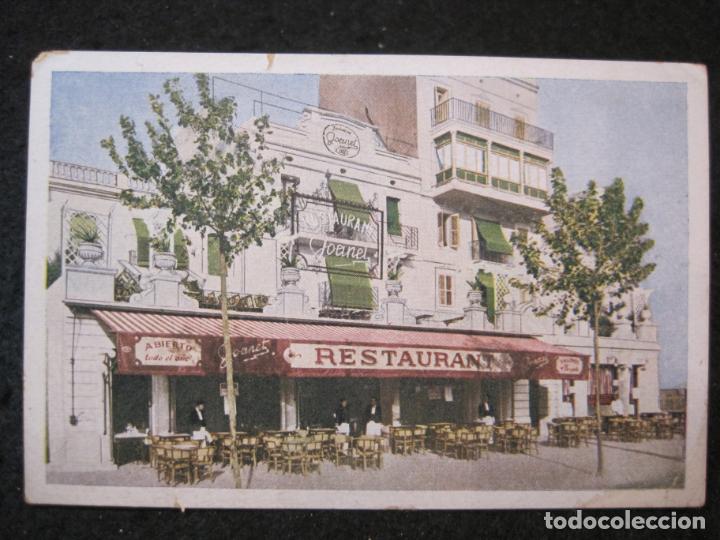 Postales: BARCELONA-RESTAURANT JOANET-PUBLICIDAD-POSTAL ANTIGUA-(86.918)
