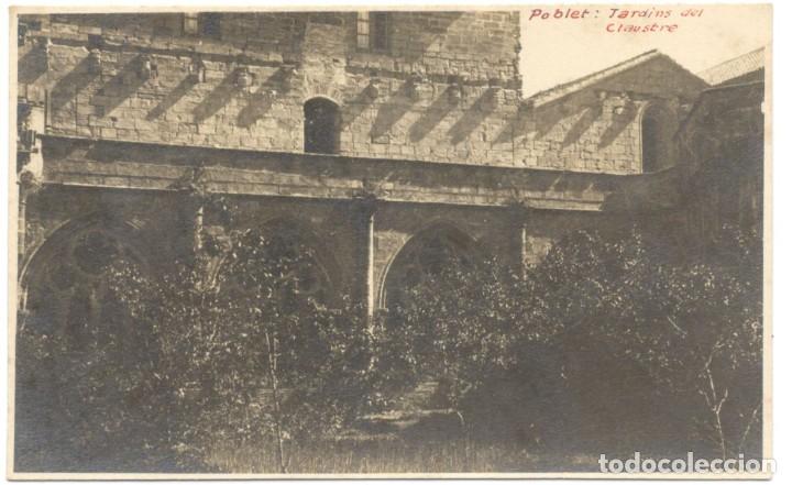 Cartes Postales: POSTAL FOTOGRAFICA - POBLET: JARDINS DEL CLAUSTRE. SIN CIRCULAR