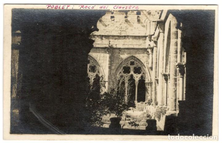 Cartes Postales: POSTAL FOTOGRAFICA. POBLET: REC&Oacute; DEL CLAUSTRE. SIN CIRCULAR