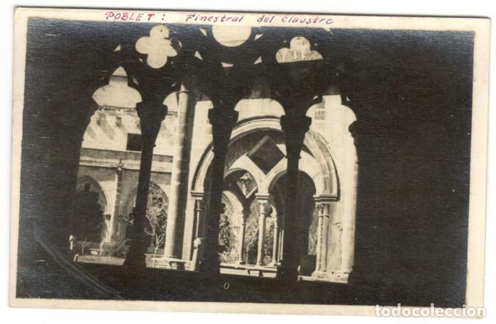 Postais: POSTAL FOTOGRAFICA. POBLET: FINESTRAL DEL CLAUSTRE. SIN CIRCULAR