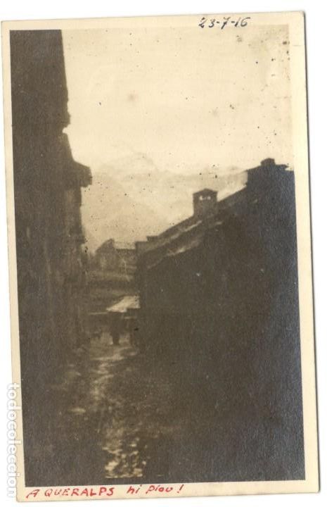 Postcards: POSTAL FOTOGRAFICA. QUERALPS - HI PLOU - 1916