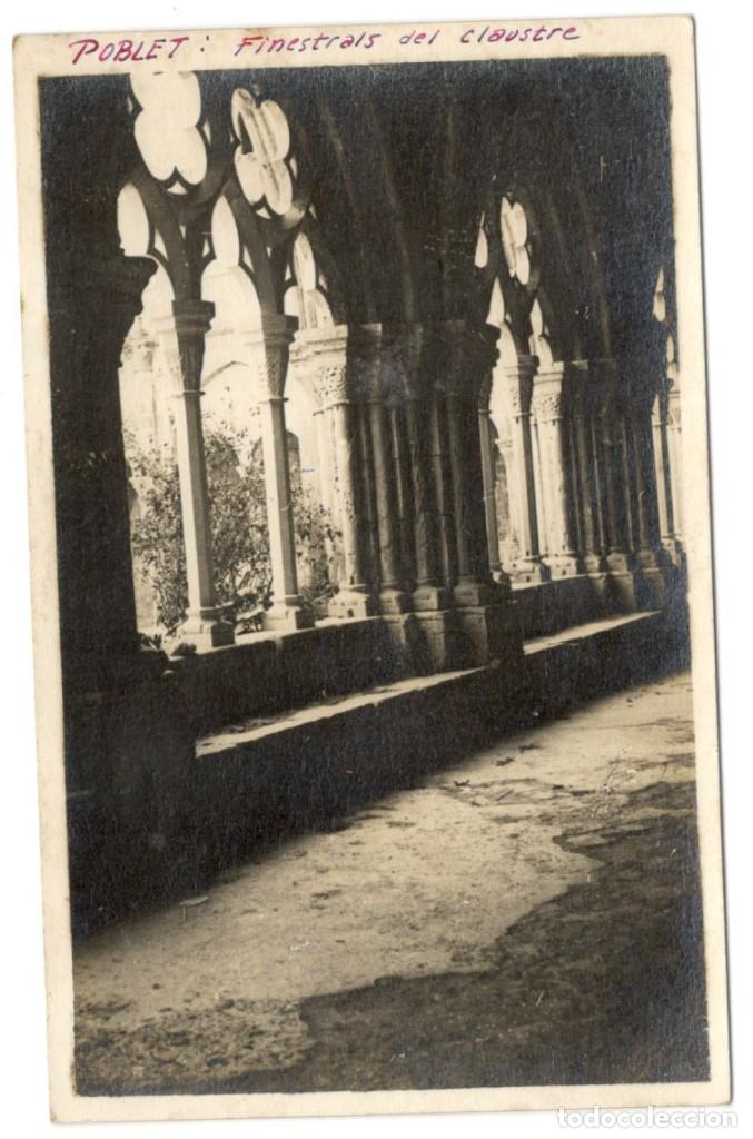 Postais: POSTAL FOTOGRAFICA. POBLET: FINESTRALS DEL CLAUSTRE. SIN CIRCULAR