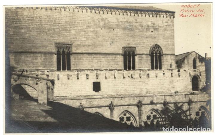 Cartes Postales: POSTAL FOTOGRAFICA. POBLET.PALAU DEL REI MART&Iacute;. SIN CIRCULAR