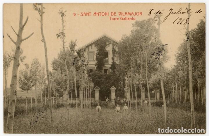 Postkarten: a08127 Sant Antoni De Vilamajor Torre Gallardo Thomas N&ordm;9 circulada 1918
