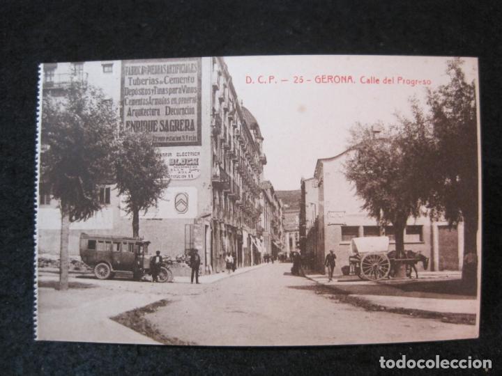 Postales: GIRONA-CALLE DEL PROGRESO.25-THOMAS-POSTAL ANTIGUA-(86.977)