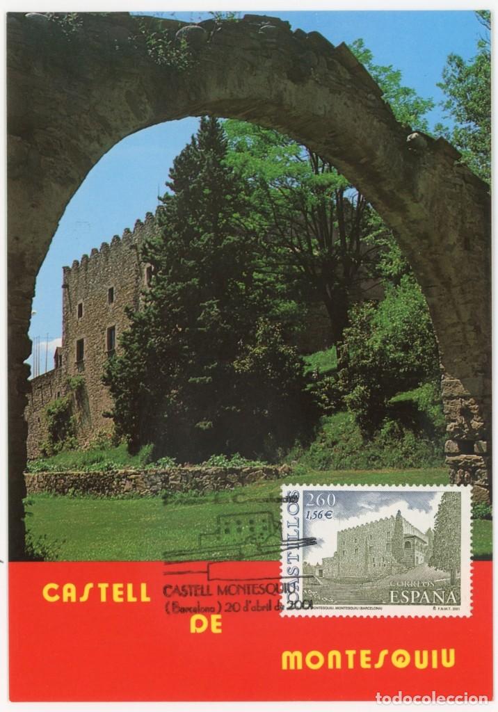 Postais: m09142 Montesquiu Castell Albo N&ordm;1502 sello castell de montesquiu