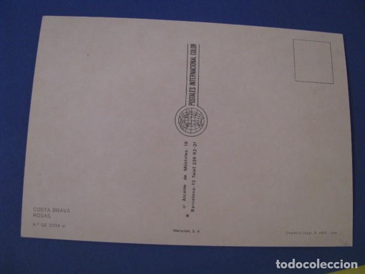 Postales: POSTAL DE COSTA BRAVA. ROSAS. WERTICROM. - Foto 2