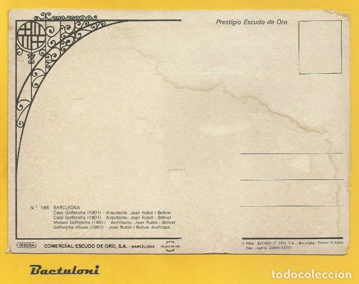 Postales: Barcelona. Casa Golferichs - Foto 2