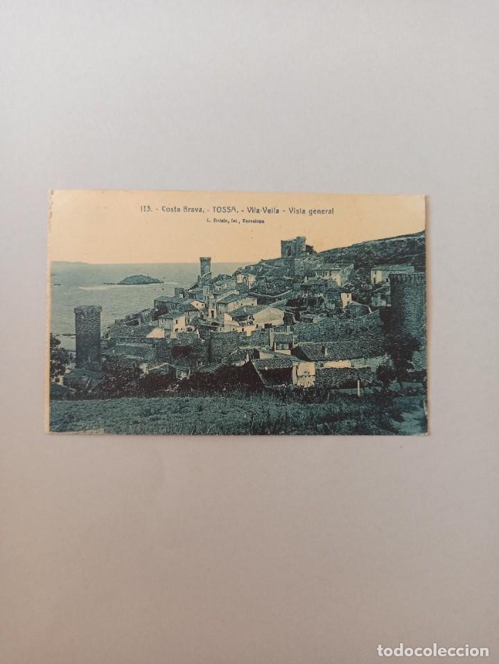 Postales: Original y antigua postal de Tossa. Costa Brava. - Foto 1