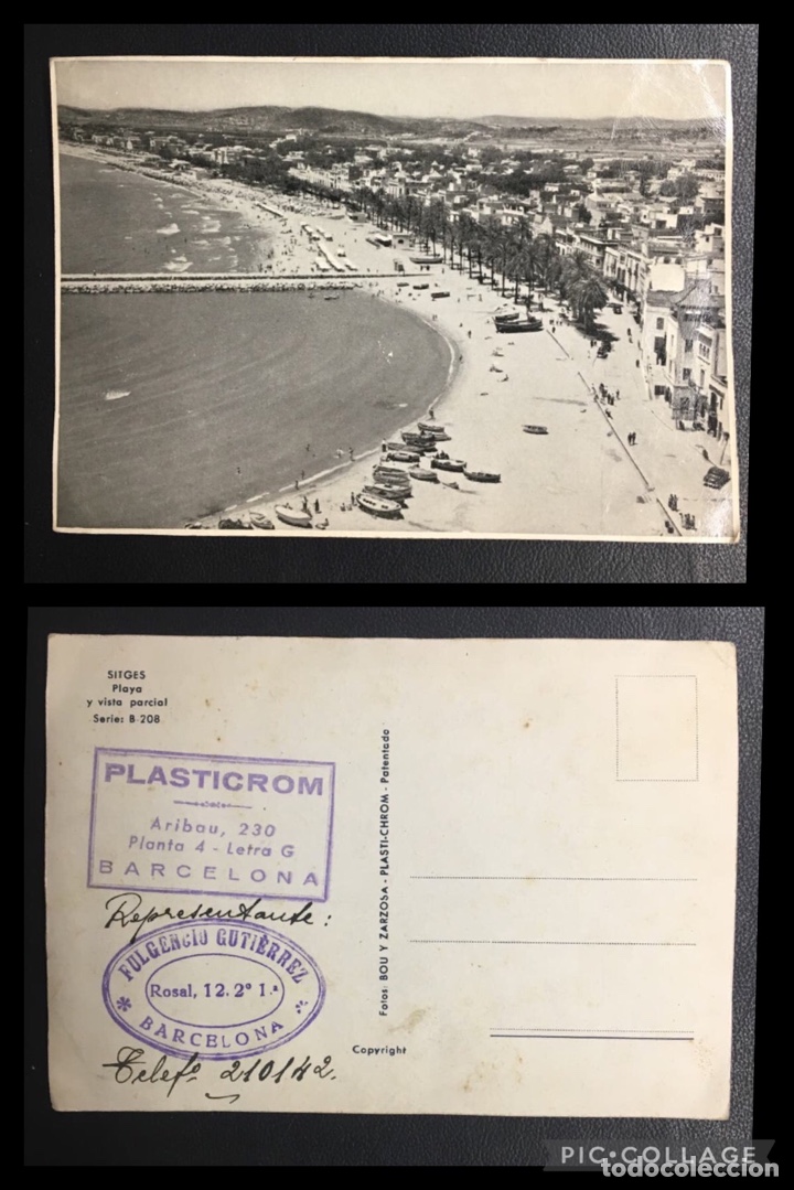 Postales: SITGES. PLAYA DE LA FRAGATA - Foto 1