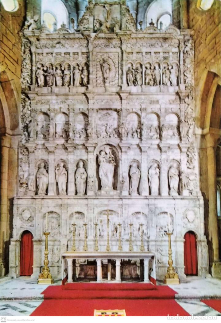 Postales: Real Monasterio de Poblet. Iglesia. Retablo de Dami&aacute;n Forment. Valman. Nueva. Color